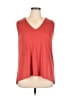 Nine West 100% Polyester Red Sleeveless Top Size XL - photo 1
