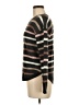 SO 100% Acrylic Stripes Brown Gray Pullover Sweater Size M - photo 5