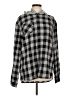 Unbranded 100% Polyester Checkered-gingham Gray Fleece Size L - photo 1