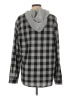 Unbranded 100% Polyester Checkered-gingham Gray Fleece Size L - photo 2