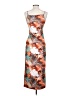Shein Tropical Orange Casual Dress Size S - photo 2