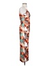 Shein Tropical Orange Casual Dress Size S - photo 4