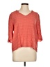 Dolan Orange 3/4 Sleeve Blouse Size L - photo 1