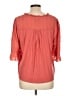 Dolan Orange 3/4 Sleeve Blouse Size L - photo 2