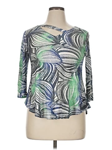 Cubism 3/4 Sleeve Top (view 1)