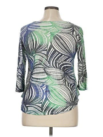 Cubism 3/4 Sleeve Top (view 2)