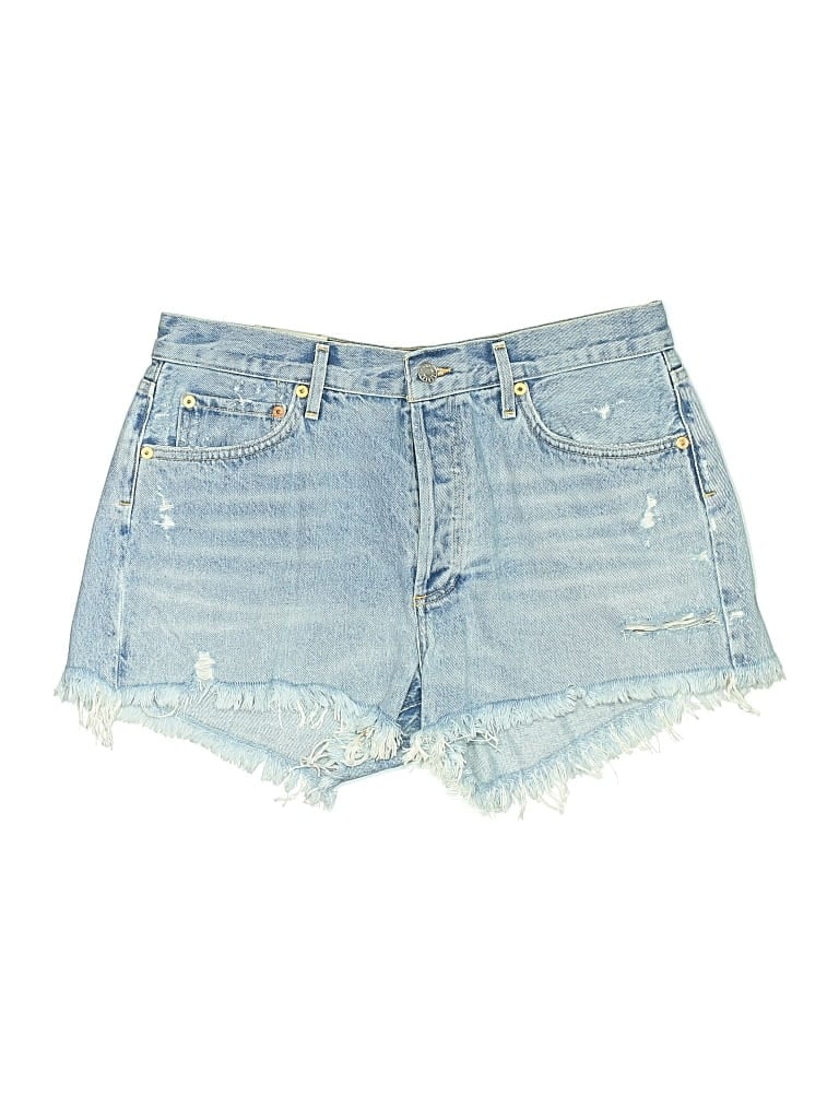 Pre-owned Agolde Denim Shorts In Blue