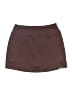 Ascend Solid Brown Casual Skirt Size S - photo 2