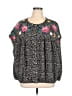 Oddi Black 3/4 Sleeve Blouse Size 1XL - photo 1