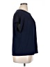 Notations Blue Short Sleeve Blouse Size XL - photo 4