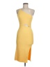 Saints + Secrets 100% Polyester Color Block Yellow Cocktail Dress Size M - photo 1