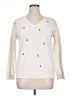 Joei & I Hearts White Pullover Sweater Size 16 (estimated) - photo 1