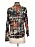 Ariella Brown Long Sleeve Blouse Size S - photo 2