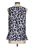 CAbi 100% Polyester Silver Purple Sleeveless Blouse Size M - photo 2