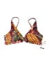 SOFIA Print Burgundy Swimsuit Top Size M - photo 1