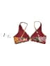 SOFIA Print Burgundy Swimsuit Top Size M - photo 2