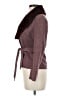 MNG Burgundy Wool Coat Size 6 - photo 5