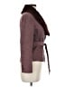 MNG Burgundy Wool Coat Size 6 - photo 4