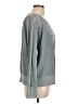 CLEO + WOLF 100% Cotton Floral Gray Pullover Sweater Size L - photo 4