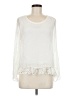 Tempo Paris Ivory Long Sleeve Blouse Size M - photo 1