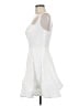 Unbranded 100% Polyester Stars White Cocktail Dress Size 8 - photo 5