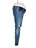 Isabel Maternity Solid Blue Jeans Size 4 - photo 4