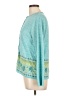 Pleat Pleat by Rafael 100% Polyester Teal Blazer Size L - photo 5