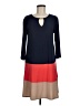 Tiana B. Color Block Blue Casual Dress Size 8 - photo 1