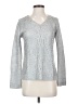 Nic + Zoe 100% Polyester Silver Cardigan Size S - photo 1