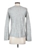 Nic + Zoe 100% Polyester Silver Cardigan Size S - photo 2
