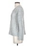 Nic + Zoe 100% Polyester Silver Cardigan Size S - photo 5