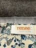 Renee C. 100% Polyester Damask Teal Sleeveless Blouse Size M - photo 7