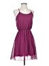 Final Touch Solid Purple Casual Dress Size S - photo 1