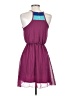Final Touch Solid Purple Casual Dress Size S - photo 2