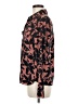 Joie 100% Polyester Print Burgundy Long Sleeve Blouse Size M - photo 5