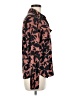 Joie 100% Polyester Print Burgundy Long Sleeve Blouse Size M - photo 4