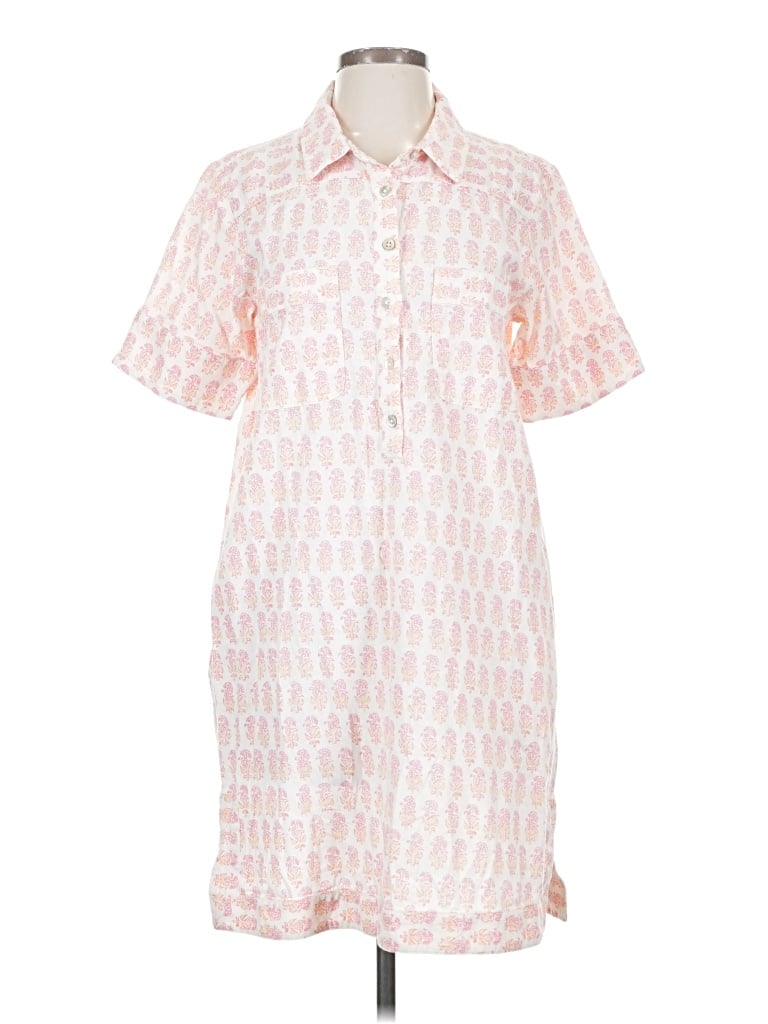Pre-owned Faherty Casual Dress In Pink