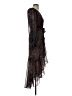 Express Animal Print Black Cocktail Dress Size S - photo 4