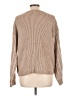 Bibi 100% Polyester Metallic Tan Pullover Sweater Size L - photo 2