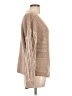 Bibi 100% Polyester Metallic Tan Pullover Sweater Size L - photo 4