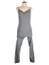Something Navy Chevron-herringbone Gray Jumpsuit Size XL (estimated) - photo 1