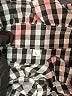 Unbranded 100% Polyester Checkered-gingham Silver Long Sleeve Blouse Size L - photo 7