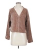 Old Navy 100% Polyester Brown Cardigan Size M - photo 1