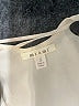 Miami 100% Polyester Ivory Sleeveless Blouse Size S - photo 7