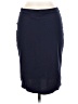 Basics Solid Blue Casual Skirt Size M - photo 2