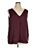 Bobeau 100% Polyester Burgundy Sleeveless Blouse Size 1X - photo 1