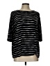 Chico's Black 3/4 Sleeve T-Shirt Size Lg (2) - photo 1