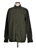Old Navy Solid Green Long Sleeve Button-Down Shirt Size L - photo 1