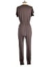 Very J Solid Brown Jumpsuit Size S - photo 2