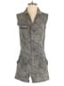 Hei Hei 100% Rayon Tweed Gray Romper Size XS - photo 1